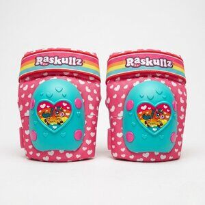 🐣 Raskullz Unicorn Heart Kids Knee Pads Red & Teal | OS 🦄✨⚡